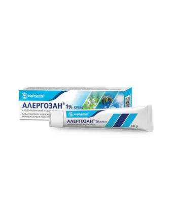 Алергозан 1% Крем при алергии х60 грама
