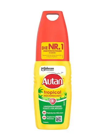 Autan Tropical Лосион против комари х100 мл