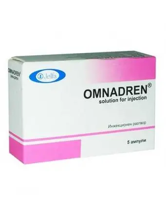 Omnadren 250mg 1ml 5 ampoules / Омнадрен 250мг 1мл 5 ампули