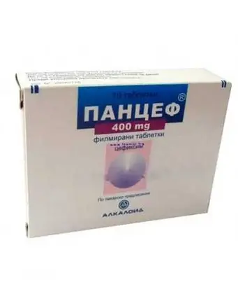 Pancef 400 mg 10 tablets / Панцеф 400 мг 10 таблетки