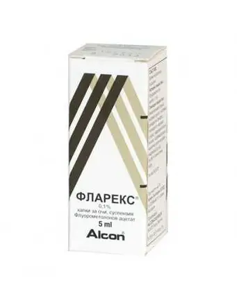 Flarex 0.1% eye drops 5 ml / Фларекс 0,1% капки за очи 5 мл