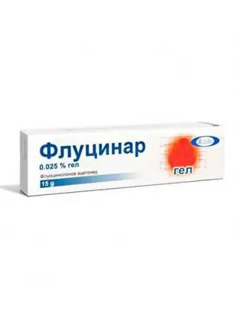 Flucinar 0.025% gel 15 g / Флуцинар 0.025% гел 15 гр