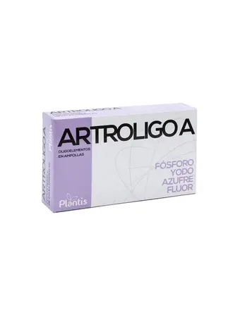 Artesania Agricola Artroligo A Oligoelementos Fósforo Yodo Azufre Fluor Фосфор, Йод, Сяра, Флуор За здрави стави 20 ампули за пиене