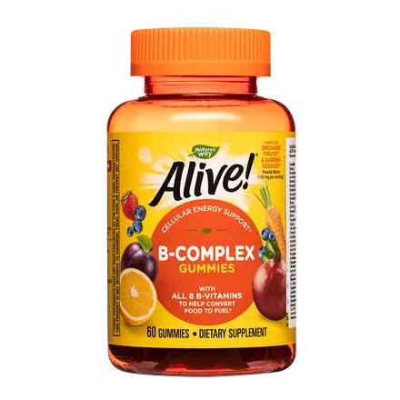 Nature’s Way Alive! B-Complex Gummies Алайв! В-комплекс 60 желирани таблетки