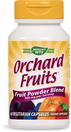 Nature’s Way Orchard Fruits Плодов антиоксидант при стрес и умора 450мг 60 капсули