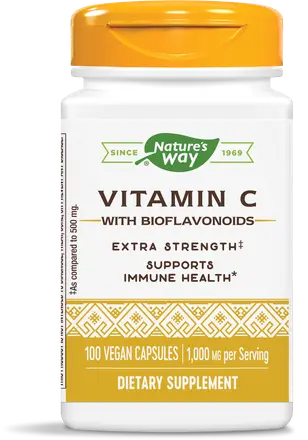 Nature’s Way Vitamin C with Bioflavonoids/ Витамин С 1000 mg & Биофлавоноиди х 100 капсули