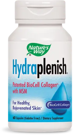 Nature’s Way Hydraplenish® BioCell Collagen with MSM Хидраплениш + МСМ 750 mg 60 капсули
