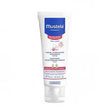 Mustela Хидратиращ крем за бебета и деца с флуидна основа за чувствителна кожа 40мл