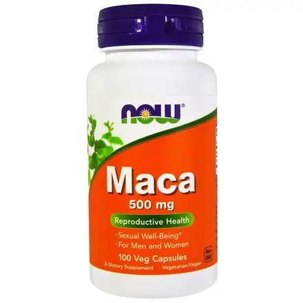 Now Foods Мака за хормонален баланс и репродуктивна система 500 мг 100 капсули