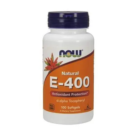 Now Foods Витамин Е За силен имунитет и полова мощ 400IU 100 дражета