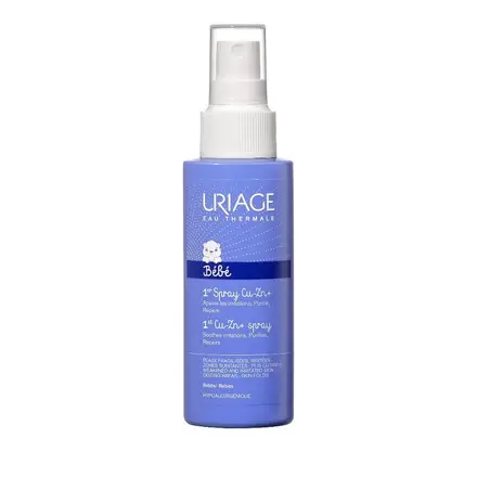 Uriage Bebe 1er Cu-Zn+ Spray Противовъзпалителен спрей за лице, ръце и тяло, подходящ за бебета, деца и възрастни 100 мл