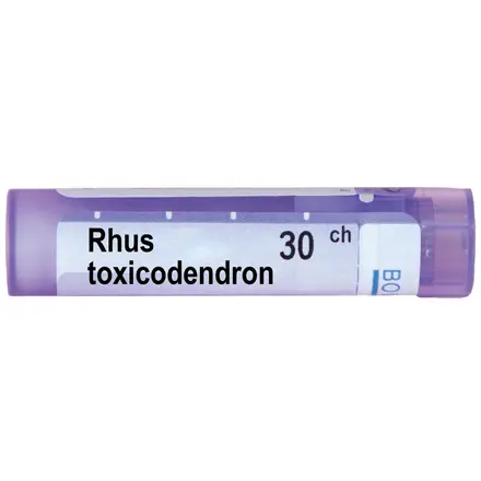 Boiron Рус Токсикодендрон 30CH Rhus Toxicodendron при опорно-двигателени проблеми