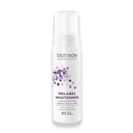 Biotrade Melabel Whitening Измивна, нежна, избелваща пяна за лице за всеки тип кожа, 150мл