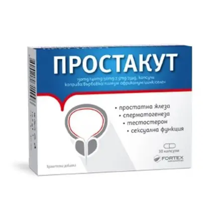 Fortex Простакут за простата при често нощно уриниране 30 капсули
