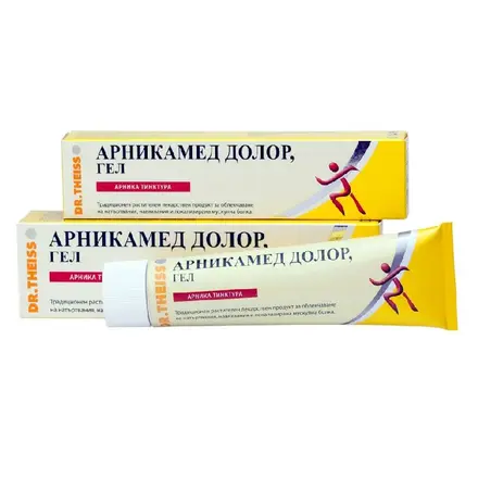 Dr. Theiss Арникамед Долор Натурален гел при мускулни и ставни болки 50 гр