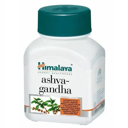 Himalaya Ашваганда Индийски Женшен за висок имунитет при стрес 60 капсули