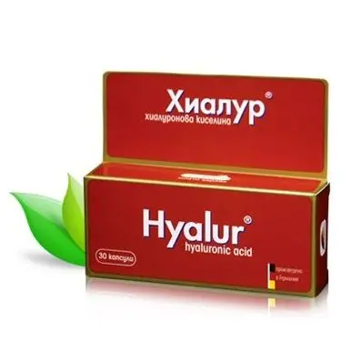 Naturpharma Хиалур за здрави стави и кожа с хиалуронова киселина 30 капсули