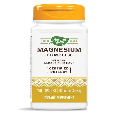 Nature’s Way Magnesium Complex Комплекс Магнезий при мускулни и ставни болки 100 капсули
