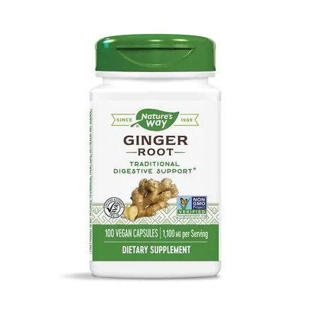 Nature’s Way Ginger Корен от джинджифил при стомашни болки и киселини 550мг 100 капсули