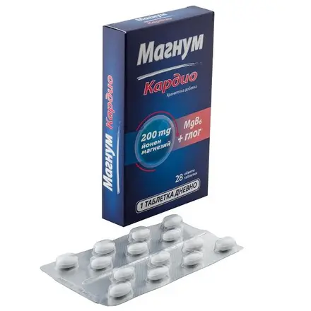Naturprodukt Магнум Кардио за здраво сърце и висок тонус при отпандалост и умора 28 таблетки