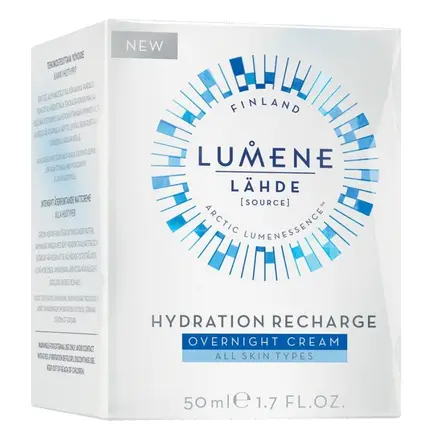 Lumene Lahde Hydration Recharge Overnight Нощен възстановяващ крем за всеки тип лице 50мл