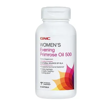 GNC Women’s Evening PrimRose Oil Масло от вечерна иглика 500мг В подкрепа на женското здраве 90 капсули