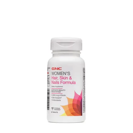 GNC Women’s Hair, Skin & Nails Формула за здрави коса, кожа и нокти за жени 60 каплети