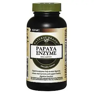 GNC Ензими Папая за храносмилане 240 дъвчащи таблетки