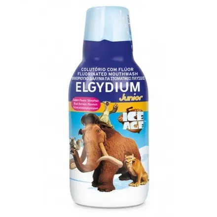 Elgydium Ice Junior Детска вода за уста с вкус на горски плодове 500мл