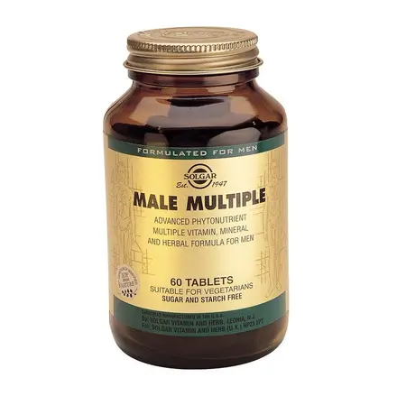 Solgar Male Multiple Мултивитамини комплекс за мъже 60 таблетки
