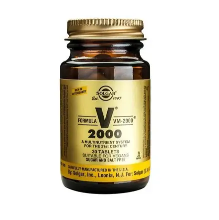 Solgar Formula VM Формула ВМ-2000 комплекс от витамини за здраво тяло 30 таблетки