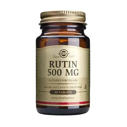 Solgar Rutin Рутин при болка от хемороиди и разширени вени 500мг 50 капсули