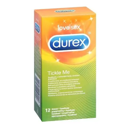 Durex Tickle Me Релефни Презервативи за максимално удоволствие 12бр