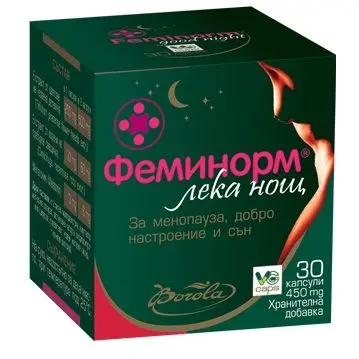 Borola Феминорм Лека нощ при безсъние и силен стрес 30 капсули