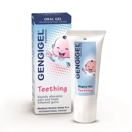Gengigel Teething Генгигел гел за бебета с хиалуронова кисилина за успокояване 20мл