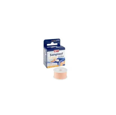 Medica Sanplast Classic Extra залепваща лепенка за фиксиране на превръзки 2.5см/5м 1бр