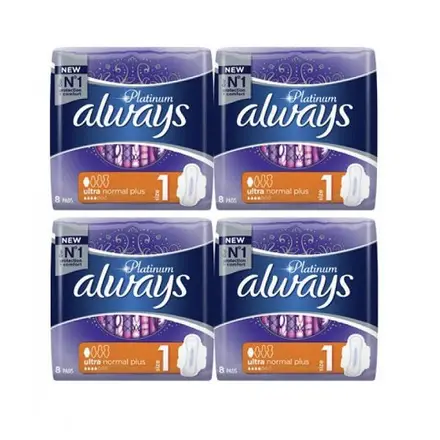 Always Platinum Ultra Normal Plus Дамски превръзки Промоционален комплект
