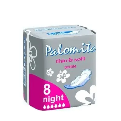 Palomita Thin & Soft Night Дамски превръзки за спокоен сън 8бр