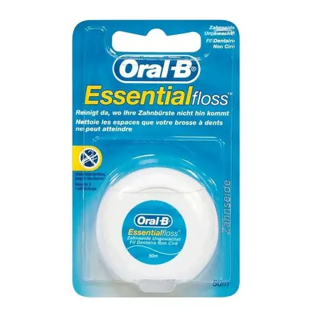 Oral B Essential Floss Конец за почистване на зъби за брекети без восък 25м 1бр