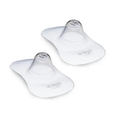 Philips Avent Меки Силиконови Протектори за зърна при кърмене среден размер 2бр