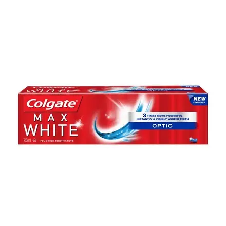 Colgate Max White Optic избелваща паста за бели зъби 75мл