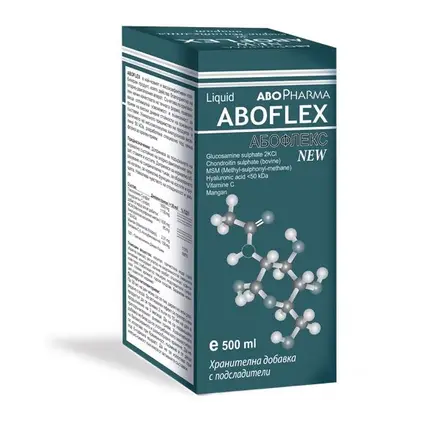 Abopharma Абофлекс Течен сироп за здрави кости и стави 500мл