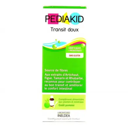 Pediakid Сироп за деца, които подпомага чревния транзит и комфорт, ябълка 125мл