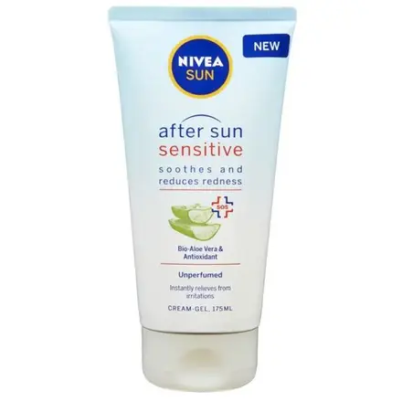 Nivea Крем-гел облекчаващ за след слънце 175мл / Nivea After Sun Sensitive Skin Cream-Gel 175ml