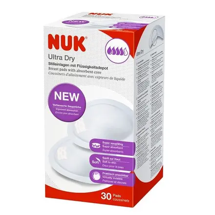 Nuk Ultra Dry Comfort Невидими подплънки за кърмачки 30бр