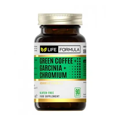 Life Formula Зелено Кафе Гарциния и Хром за перфектна фигура 90 капсули
