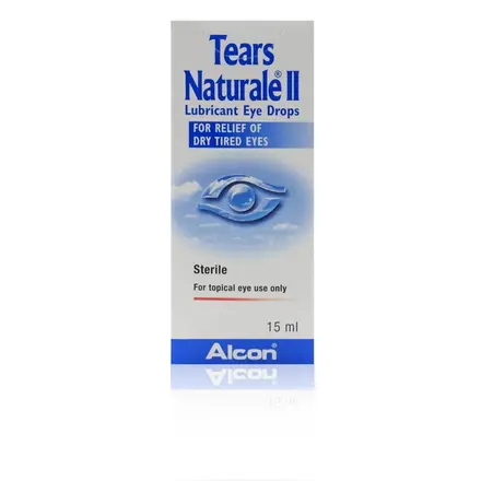 Alcon Tears Naturale II Облекчаващи капки за oчи при сухота и умора Натурални 15мл