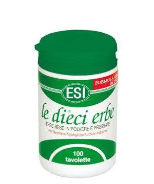 ESI Ле Диечи Ербе при стомашни болки, подуване и запек 100 таблетки
