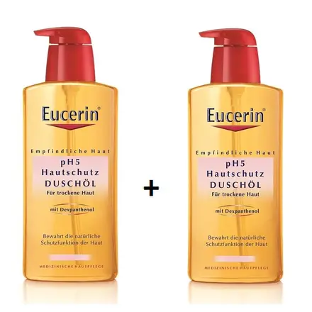 Eucerin pH5 Промо Пакет Душ-олио за тяло при чувствителна кожа 2×400мл