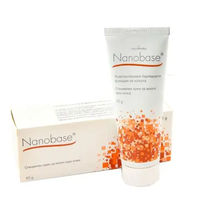 Nanobase Нанобаза Възстановяващ крем за много суха и чувствителна кожа 30гр